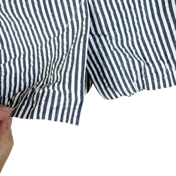 Janie and Jack Blazer Jacket Seersucker Size 2T Navy White - Picture 5 of 7